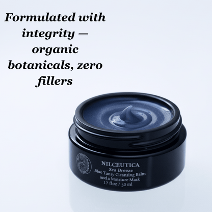 Sea Breeze Exfoliating Blue Tansy Cleansing Balm + Hydration Mask