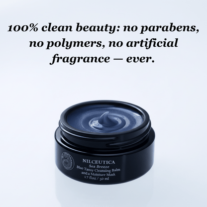 Sea Breeze Exfoliating Blue Tansy Cleansing Balm + Hydration Mask