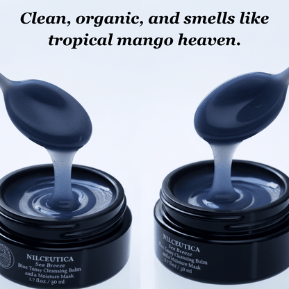 Sea Breeze Exfoliating Blue Tansy Cleansing Balm + Hydration Mask